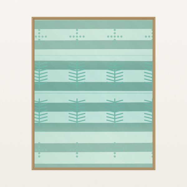 Soft Pastel Ombré Gradient Linear Wall Art