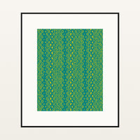Ankara Brights Ankara – Premium Ankara Wall Art Print — Black gallery mat