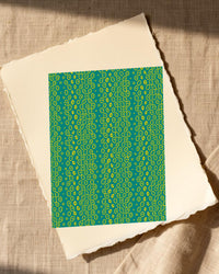 Ankara Brights Ankara – Premium Ankara Wall Art Print — Paper/edge detail