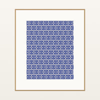 Ankara Brights Damask – Signed 50-Edition Giclée Print for Gallery Walls — Natural gallery mat