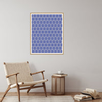 Ankara Brights Damask – Signed 50-Edition Giclée Print for Gallery Walls — Reading nook