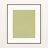 Ankara Brights Ombré Gradient – Signed 50-Edition Giclée Print for Gallery Walls — Black gallery mat