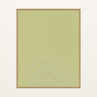 Ankara Brights Ombré Gradient – Signed 50-Edition Giclée Print for Gallery Walls — Floating natural frame