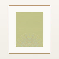 Ankara Brights Ombré Gradient – Signed 50-Edition Giclée Print for Gallery Walls — Natural gallery mat