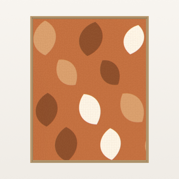 Warm Earth Ombré Gradient Organic Texture Wall Art
