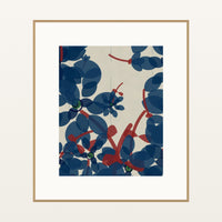Batik Brown Ombré Gradient – Premium Ombré Gradient Wall Art Print — Natural gallery mat