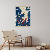 Batik Brown Ombré Gradient – Premium Ombré Gradient Wall Art Print — Reading nook