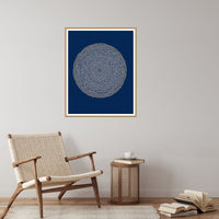 Batik Brown Sketch-filter – Signed 50-Edition Giclée Print for Gallery Walls — Reading nook