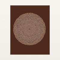 Batik Brown Sketch-filter – Signed 50-Edition Giclée Print for Gallery Walls — Unframed flat preview