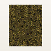 Black & Gold Botanical – Signed 50-Edition Giclée Print for Gallery Walls — Unframed flat preview
