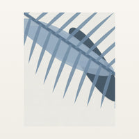 Blue-Gray Mist Ombré Gradient – Signed 50-Edition Giclée Print for Gallery Walls — Unframed flat preview