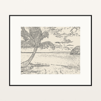Bold Modern Organic Texture Line Art – Limited Edition Bold Modern Organic Texture Image-trace Art Print