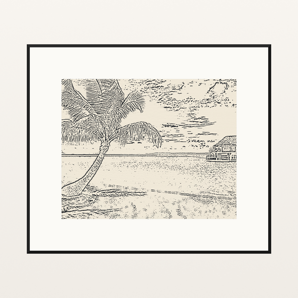 Bold Modern Organic Texture Line Art – Limited Edition Bold Modern Organic Texture Image-trace Art Print