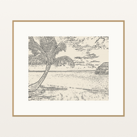 Bold Modern Organic Texture Line Art – Limited Edition Bold Modern Organic Texture Image-trace Art Print