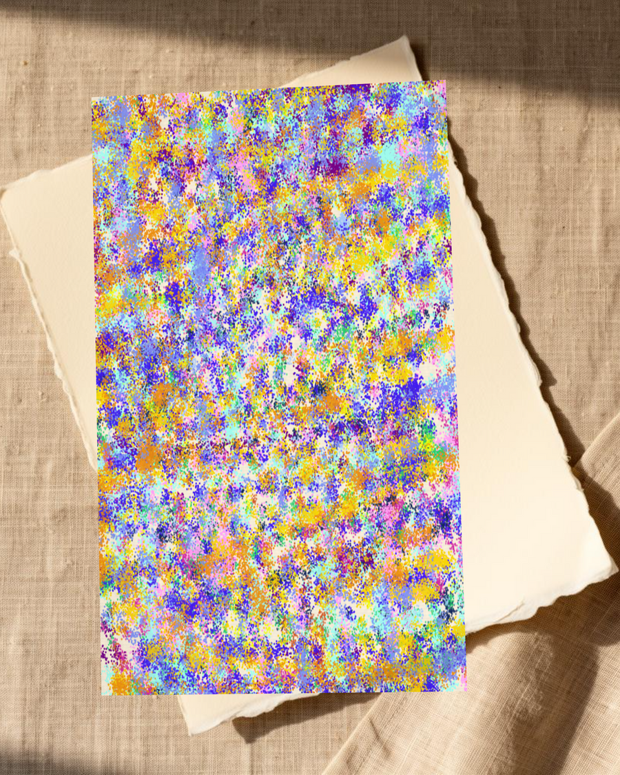 Bold Modern Painterly – Premium Painterly Wall Art Print — room scene