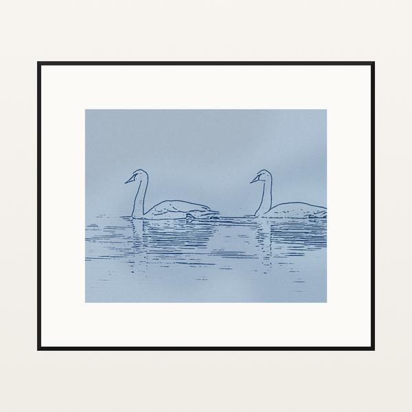 Bold Modern Watercolor Wash – Signed 50-Edition Giclée Print for Gallery Walls