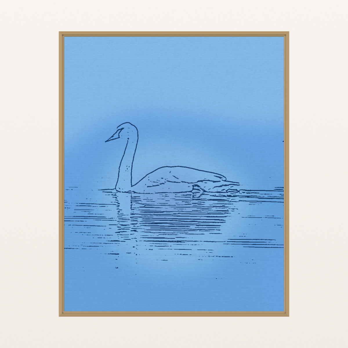 Bold Modern Watercolor Wash – Signed 50-Edition Giclée Print for Gallery Walls