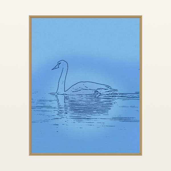 Bold Modern Watercolor Wash – Signed 50-Edition Giclée Print for Gallery Walls