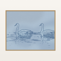 Bold Modern Watercolor Wash – Signed 50-Edition Giclée Print for Gallery Walls