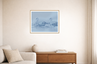 Bold Modern Watercolor Wash – Signed 50-Edition Giclée Print for Gallery Walls