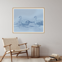 Bold Modern Watercolor Wash – Signed 50-Edition Giclée Print for Gallery Walls