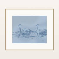Bold Modern Watercolor Wash – Signed 50-Edition Giclée Print for Gallery Walls