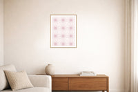 Blush & Smoke Art Deco – Limited Edition Art Deco Art Print — Living room lifestyle
