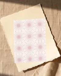 Blush & Smoke Art Deco – Limited Edition Art Deco Art Print — Paper/edge detail