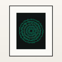 Bold Modern Abstract Wave – Signed 50-Edition Giclée Print for Gallery Walls — Black gallery mat