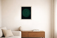 Bold Modern Abstract Wave – Signed 50-Edition Giclée Print for Gallery Walls — Living room lifestyle