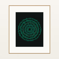 Bold Modern Abstract Wave – Signed 50-Edition Giclée Print for Gallery Walls — Natural gallery mat