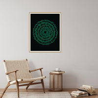 Bold Modern Abstract Wave – Signed 50-Edition Giclée Print for Gallery Walls — Reading nook