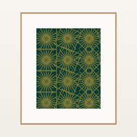 Bold Modern Art Deco – Limited Edition Art Deco Art Print — Natural gallery mat