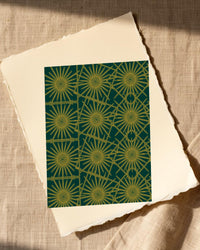 Bold Modern Art Deco – Limited Edition Art Deco Art Print — Paper/edge detail