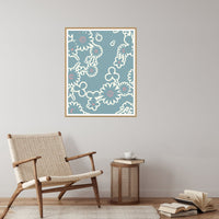 Bold Modern Floral – Limited Edition Floral Art Print — Reading nook