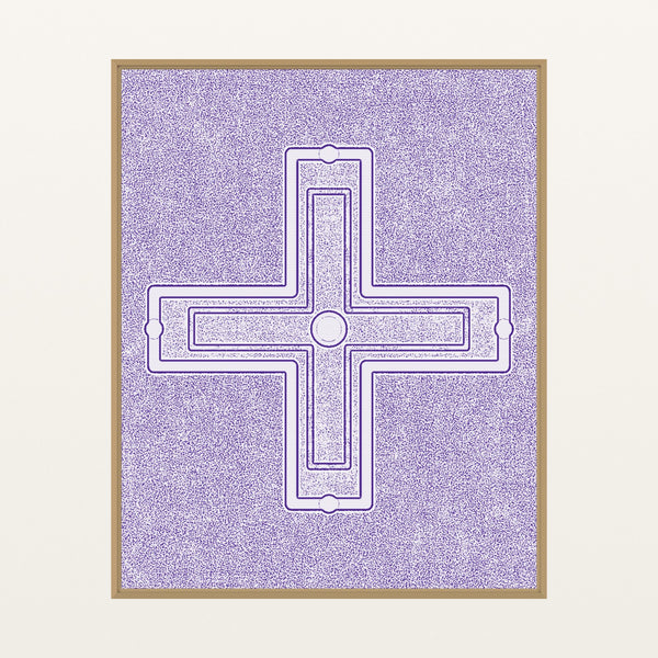Bold Modern Motif – Limited Edition Motif Art Print — Floating natural frame