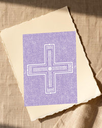 Bold Modern Motif – Limited Edition Motif Art Print — Paper/edge detail