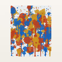 Bold Modern Paint Splatter – Signed 50-Edition Giclée Print for Gallery Walls — Unframed flat preview