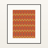 Bold Modern Retro 70s – Signed 50-Edition Giclée Print for Gallery Walls — Black gallery mat