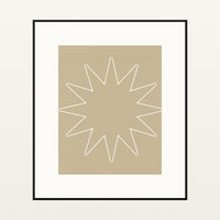 Champagne Haze Ombré Gradient – Signed 50-Edition Giclée Print for Gallery Walls — Black gallery mat