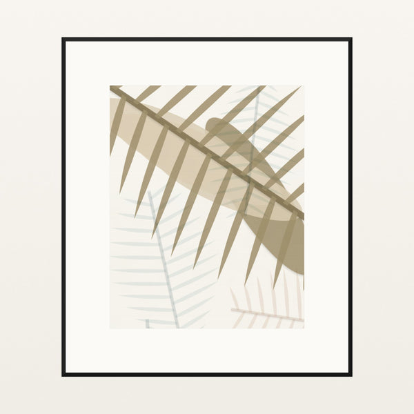 Champagne Haze Ombré Gradient – Signed 50-Edition Giclée Print for Gallery Walls — Black gallery mat