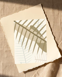 Champagne Haze Ombré Gradient – Signed 50-Edition Giclée Print for Gallery Walls — Paper/edge detail
