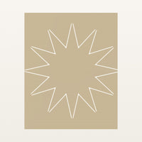 Champagne Haze Ombré Gradient – Signed 50-Edition Giclée Print for Gallery Walls — Unframed flat preview