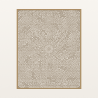 Warm Linen Basketweave Organic Texture Wall Art