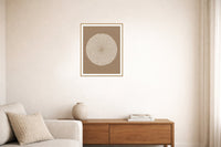 Clay Beige Abstract Wave – Signed 50-Edition Giclée Print for Gallery Walls — Living room lifestyle