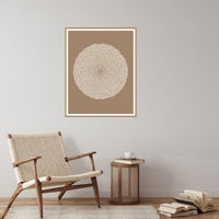 Clay Beige Abstract Wave – Signed 50-Edition Giclée Print for Gallery Walls — Reading nook