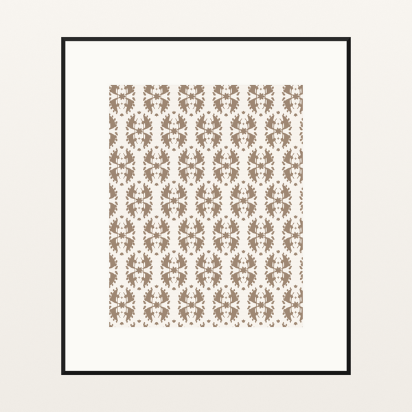 Clay Beige Damask – Limited Edition Clay Beige Damask Art Print