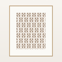 Clay Beige Damask – Limited Edition Clay Beige Damask Art Print