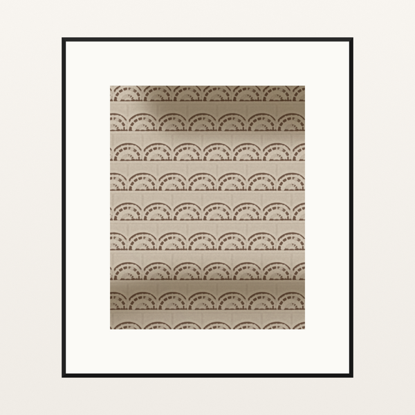 Warm Earth Watercolor-wash Line Art Print  – Limited Edition