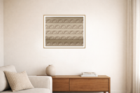 Warm Earth Watercolor-wash Line Art Print  – Limited Edition